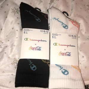Champion xCoca-Cola Crew socks 2 pairs